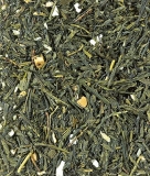 MANDELMILCH - Grünteemischung, aromatisiert - Sencha (Karamell-Mandel-Note) MANDELMILCH - Grünteemischung, aromatisiert - Sencha (Karamell-Mandel-Note)