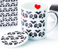 PANDA - Kräuterteetasse - 3teilig - 0,25l PANDA - Kräuterteetasse - 3teilig - 0,25l