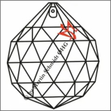 KUGEL - Regenbogenkristall - Facette - 20 KUGEL - Regenbogenkristall - Facette - 20