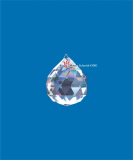 KUGEL - Regenbogenkristall - Facette - 40 mm