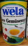 KLARE GEMÜSESUPPE - mit Meersalz - gekörnt - 1/1 Dose KLARE GEMÜSESUPPE - mit Meersalz - gekörnt - 1/1 Dose