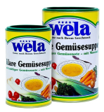 KLARE GEMÜSESUPPE - mit Meersalz - gekörnt - 1/1 Dose KLARE GEMÜSESUPPE - mit Meersalz - gekörnt - 1/1 Dose